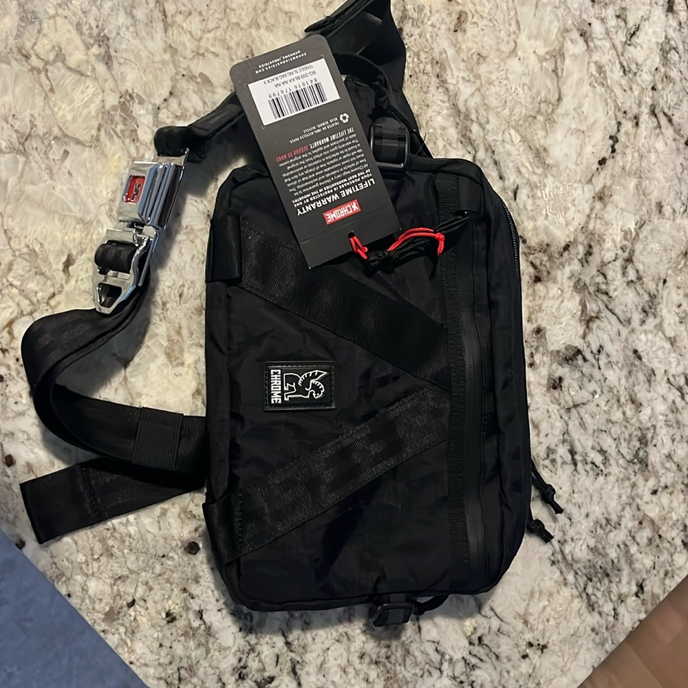 Chrome sling bag